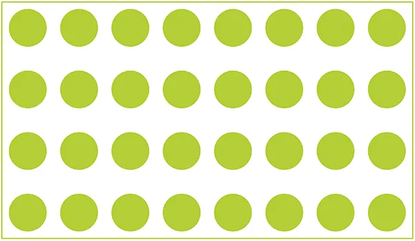 5,0 cm pots